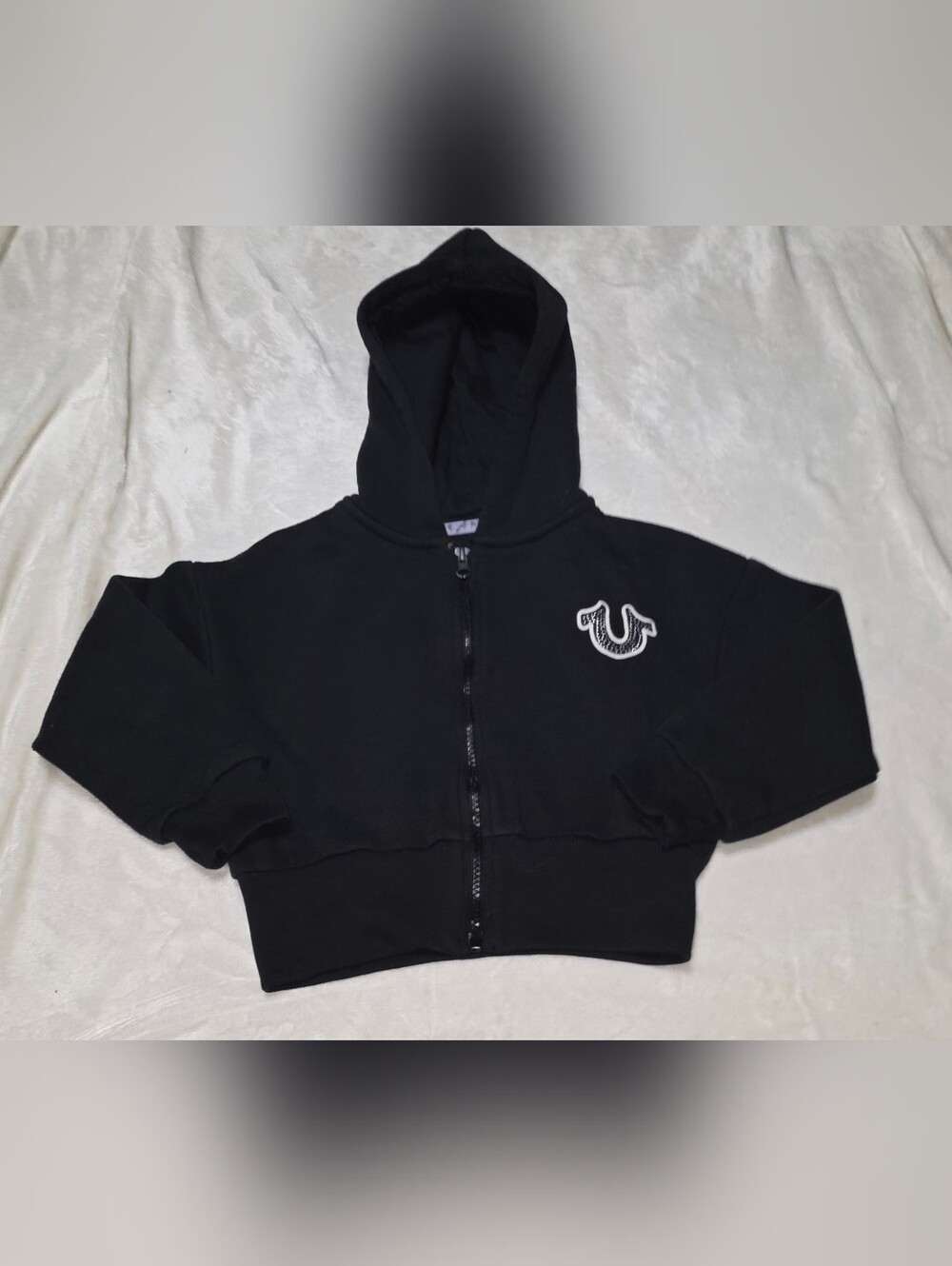 True Religion Bedazzeled Girls Crop Jacket SIZE 5/6
